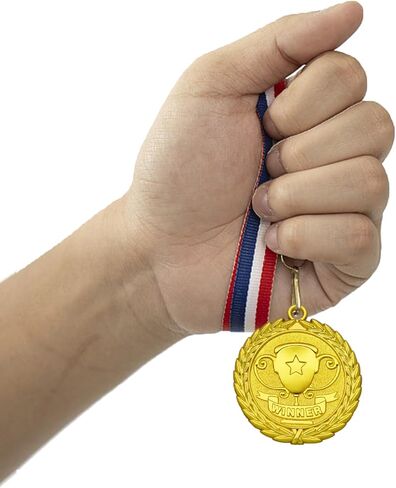 ميداليات Donrime الذهبية الفائزة 12 حزمة، ميدالية بطل المركز الأول مع شريط للأطفال والكبار، ميداليات يوم رياضي للمسابقات، كرة القدم، كرة السلة، الجمباز، جوائز البطولة وجوائز الاحتفال in Kuwait