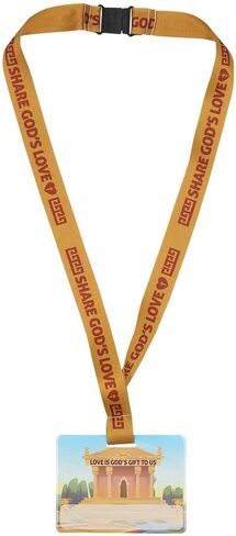 34" Rome VBS Breakaway Polyester Lanyards with Name Tag - 12 Pc. in Kuwait