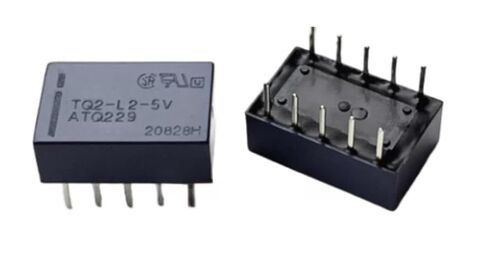 (5 قطع) مرحل كهرومغناطيسي TQ2-L2-5V 5VDC 1A 10-Pin Plug-in Relay in Kuwait