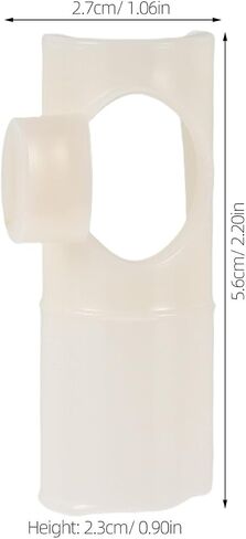 Milisten 2pcs Flute Blowing Nozzle Air Blower Mouthpiece Protector Clips, Chinese Flute Practice Aid Accessory, Wind Training Tool for Beginner and Professional Players in Kuwait