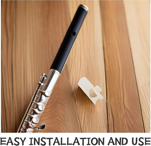 Milisten 2pcs Flute Blowing Nozzle Air Blower Mouthpiece Protector Clips, Chinese Flute Practice Aid Accessory, Wind Training Tool for Beginner and Professional Players in Kuwait