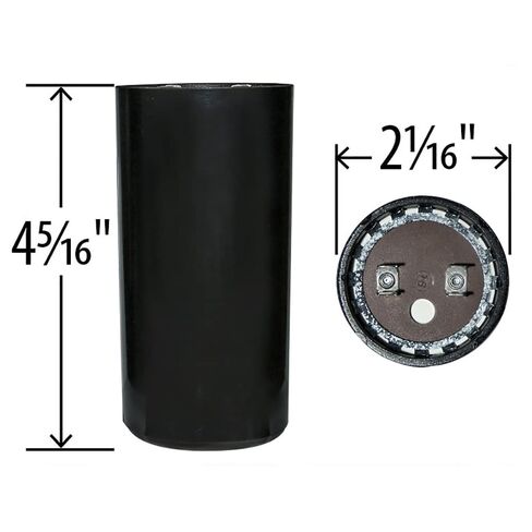 Heavy Duty Motor Start Capacitor 540-648 uF x 125VAC # 091A540B125CE7A in Kuwait