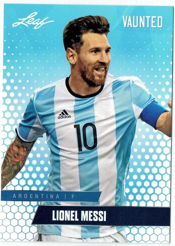 Mint Lionel Messi 2024 Leaf Vaunted #11V Debut Collection Rare Trading Card Argentina in Kuwait