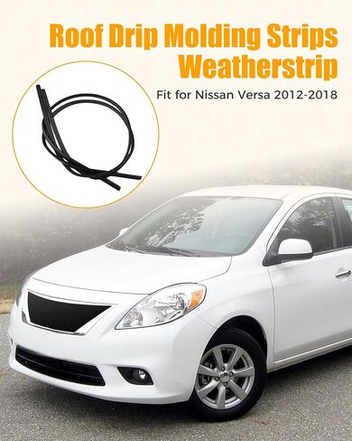 1 زوج سقف بالتنقيط صب شرائط السير الوقائي صالح لنيسان فيرسا 2012-2018 استبدال 73852-3AW0A 73853-3AW0A ، الجانب الأيسر والأيمن in Kuwait