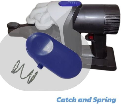 DC57، مكنسة كهربائية لاسلكية محمولة باليد، Blue Cyclone Catch & Spring، مجموعتان in Kuwait