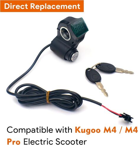 قفل سكوتر للسكوتر الكهربائي KUGOO M4، مفتاح إشعال الأسطوانة، قطع غيار قفل مفتاح الطاقة in Kuwait