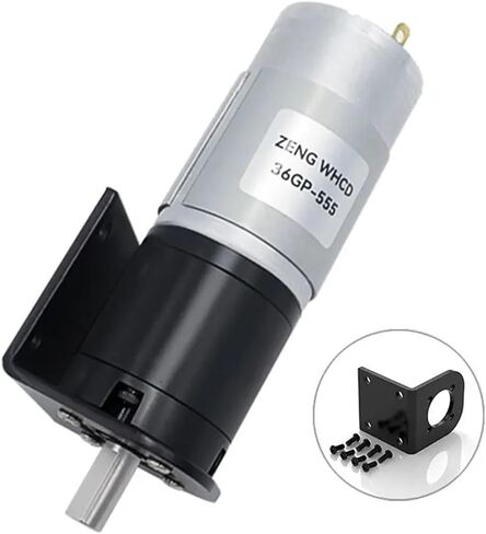 DC Gear Electronic Starter 36GP-555 للأمام والخلف سرعة قابلة للتعديل عزم دوران عالي فرشاة تروس كوكبية بداية إلكترونية 1544RPM_24V محركات صناعية in Kuwait