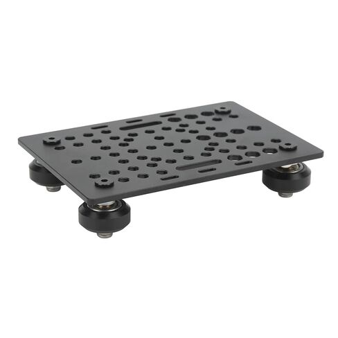 Aluminum Gantry Plate, V Groove 20mm-80mm 3D Printer Universal Guide Rail Extruded Aluminum Plate, Gantry Frame with 4 Plastic Sliding Plates and Bearings in Kuwait