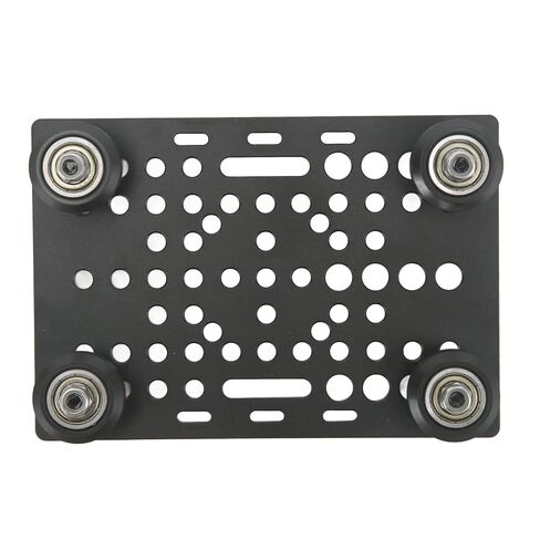 Aluminum Gantry Plate, V Groove 20mm-80mm 3D Printer Universal Guide Rail Extruded Aluminum Plate, Gantry Frame with 4 Plastic Sliding Plates and Bearings in Kuwait