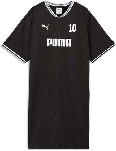 فستان جيرسيه مريح للنساء من Puma، أسود SS26، X-Largearge فستان جيرسي مريح من Puma in Kuwait