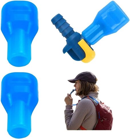 3 Piece Set Bite Valve Replacement Mouthpiece Bite Valve Tube Nozzle Replacement Replacement Bite Valve for Outdoor Backpack Hydration Bladder Reservoir in Kuwait