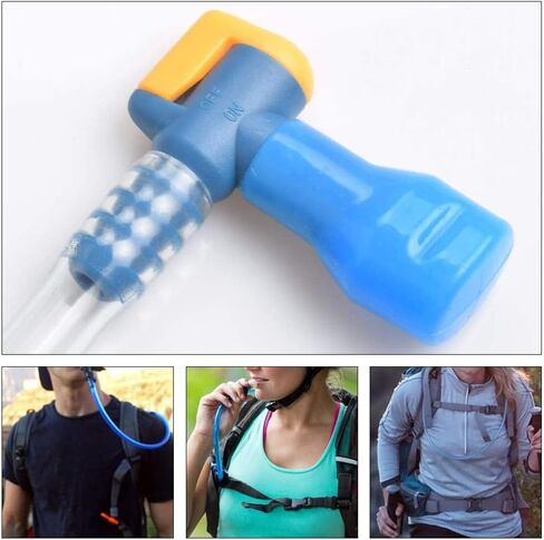 3 Piece Set Bite Valve Replacement Mouthpiece Bite Valve Tube Nozzle Replacement Replacement Bite Valve for Outdoor Backpack Hydration Bladder Reservoir in Kuwait