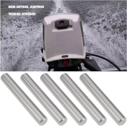 12pcs Outboard Engine Propeller Shear Pins 5x35mm 307949 0307949 Compatible with Johnson Evinrude 10HP 18HP 20HP 25HP 307949 765545 in Kuwait