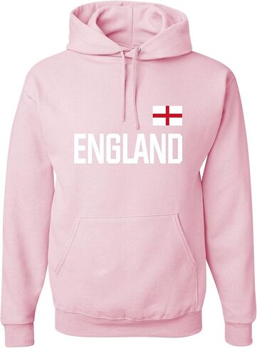 سويت شيرت بقلنسوة من Go All Out Team England British Pride للرجال والنساء in Kuwait