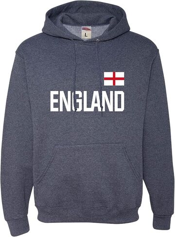 سويت شيرت بقلنسوة من Go All Out Team England British Pride للرجال والنساء in Kuwait