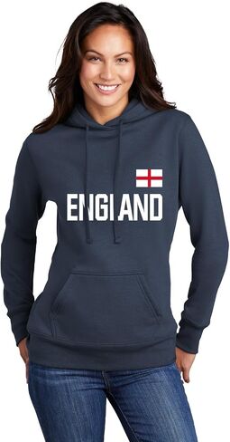 سويت شيرت بقلنسوة من Go All Out Team England British Pride للرجال والنساء in Kuwait