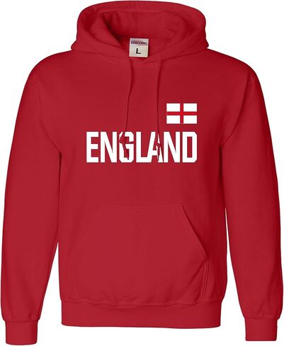 سويت شيرت بقلنسوة من Go All Out Team England British Pride للرجال والنساء in Kuwait