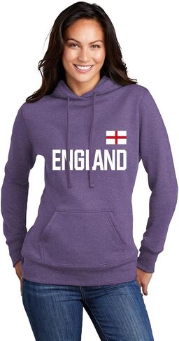 سويت شيرت بقلنسوة من Go All Out Team England British Pride للرجال والنساء in Kuwait