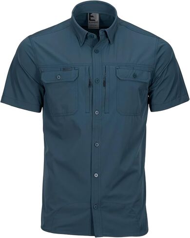 ELEMENT OUTDOORS Flexlite Short Sleeve Performance Hunting Button Down, Quick Dry Outdoor Shirt in Kuwait