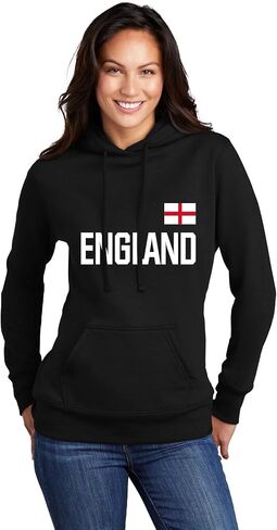 سويت شيرت بقلنسوة من Go All Out Team England British Pride للرجال والنساء in Kuwait