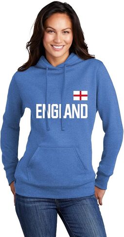 سويت شيرت بقلنسوة من Go All Out Team England British Pride للرجال والنساء in Kuwait