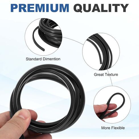 MECCANIXITY 10m / 32.8ft Aluminum Extrusion T Slot Cover Flat Seal, Protection Dust Strip Bracket Insert for 8mm Slot 3030, 4040 Series Aluminum Profile 3D Printer Accessories, 1 Pack(Black) in Kuwait