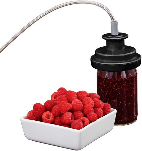 طقم خرطوم ملحق وسدادة مرطبانات عادية وواسعة الفم من FoodSaver in Kuwait