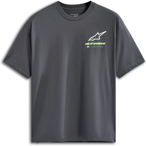 تي شيرت Alpinestars Overhang CSF كبير الحجم، ملابس رياضية كاجوال، مزيج من القطن/البوليستر الممشط المغزول حلقيًا in Kuwait