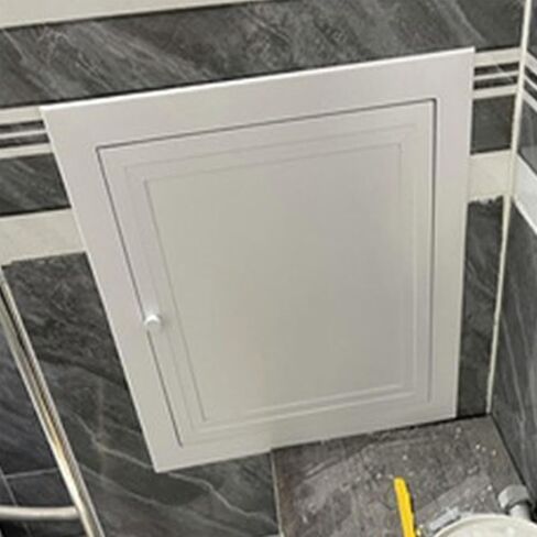 لوحة باب وصول من الألومنيوم مقاس 20 × 40 بوصة، وفتحة فحص مثبتة على سطح متساطح مع تصميم مفصلي لمشاريع السباكة الكهربائية التجارية HVAC (20 × 40 بوصة / 50.8 × 101.6 سم) in Kuwait