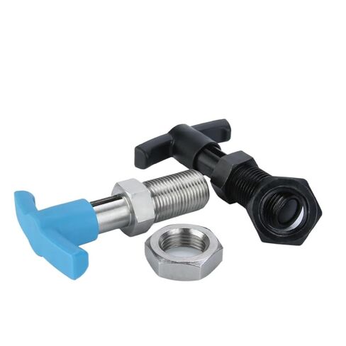 Veich Plastic T-Handle Retractable Spring Loaded Indexing Plunger Pin 1Pcs(VCN250-CK_M12-6-9) in Kuwait