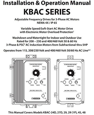 KB إلكترونيات KBAC-29 التحكم في محرك التيار المتردد 10001 in Kuwait