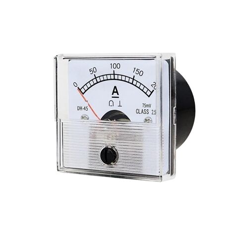DH-45 مقياس التيار الكهربائي 1A 2A 3A 5A 10A 15A 20A 30A 50A 100A 200A 250A 300A 400A 500A 600A 800A 75mV مؤشر مقياس التيار الكهربائي التناظري (DC 10A) in Kuwait