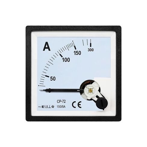SQ-72 CP-72 Analog Ammeter Pointer Meter 1A 2A 3A 5A 10A 15A 20A 30A 50A 100A 200A 250A 300A 400A 500A 1000/5A 1500a(AC 75-5A) in Kuwait