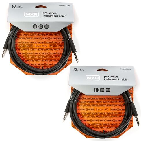 MXR DCIX10R Pro Series Instrument Cable - 2 Pack (Right/Straight, 10 Feet) in Kuwait