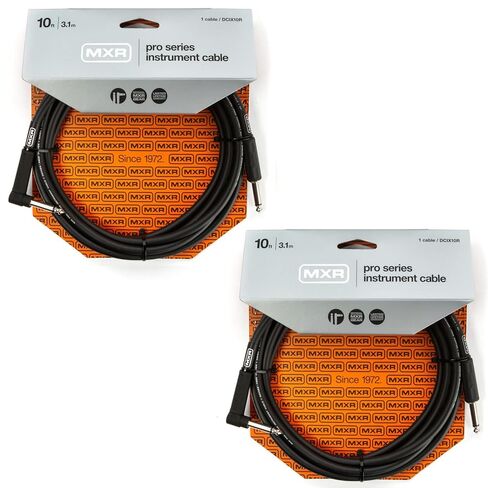 MXR DCIX10R Pro Series Instrument Cable - 2 Pack (Right/Straight, 10 Feet) in Kuwait