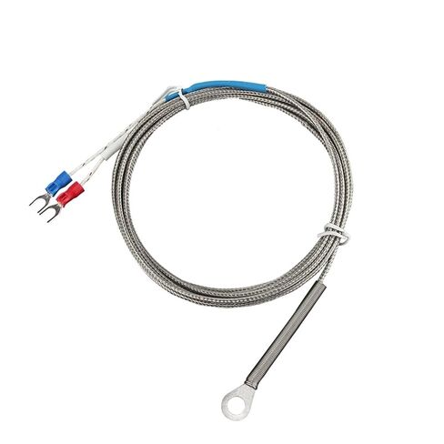 5mm Hole Washer K/E Type Thermocouple Temperature Sensor Probe 1/2/3/4/5M Cable for Industrial Temperature Controller | K Type 5M in Saudi Arabia