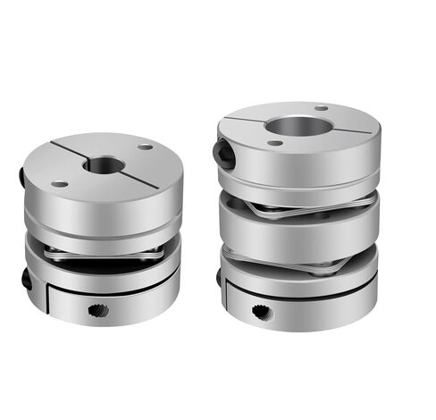 D19L26 Aluminum Alloy Double Diaphragm Coupling Elastic D19mm L26mm Ball Screw Step Servo Motor 1Pcs(6x8) in Kuwait