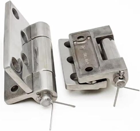 304 Stainless Steel Hinge Load-Bearing Industrial Door Electrical Control Cabinet Body 1Pcs(113x105mm) in Kuwait