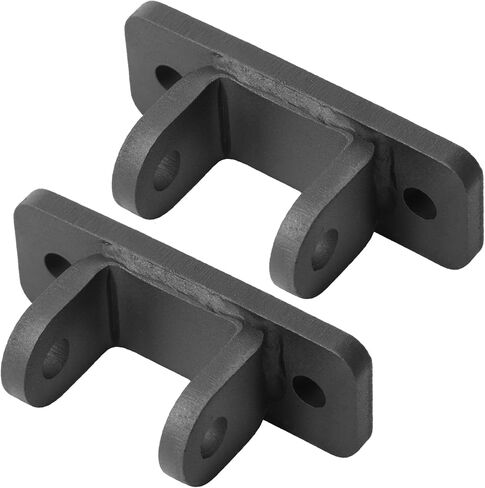 2 Pack Universal Adjustable Tow Bar Bumper Brackets, Heavy Duty 3/8" Thick | 1/2" Pin Hole in Kuwait