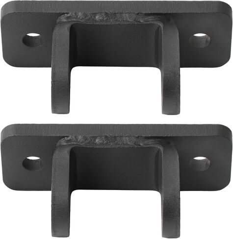 2 Pack Universal Adjustable Tow Bar Bumper Brackets, Heavy Duty 3/8" Thick | 1/2" Pin Hole in Kuwait