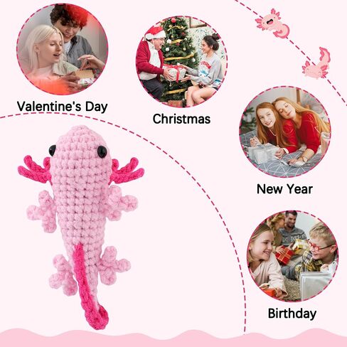 JoycuFF Axolotl هدايا للنساء، سلسلة مفاتيح Axolotl من الفولاذ المقاوم للصدأ للنساء، هدايا عيد الميلاد وعيد الميلاد للابنة in Kuwait