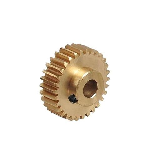 Steel Heavy Duty Motor Pinion Gear 0.6 Mod 34 Teeth Copper Gear(10mm) in Kuwait
