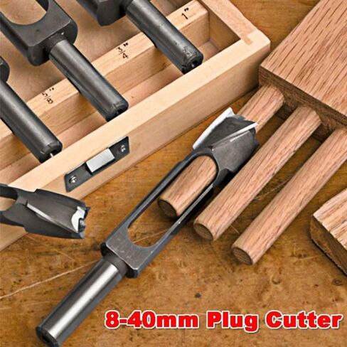 Woodworking Drill Bit Tapered Sealing Plug Cutter 13mm Shank Carbon Steel Tapered Tenon for Furniture Making Tools Tool Parts(16mm) in Kuwait