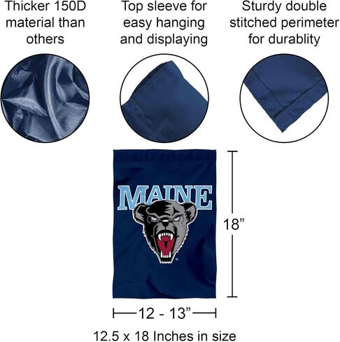 Maine Black Bears Garden Flag in Kuwait
