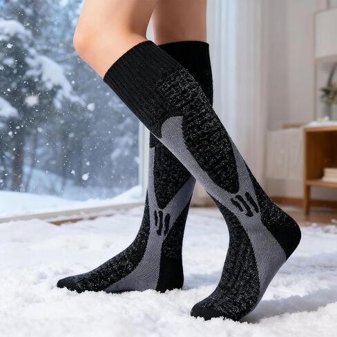 Heated Socks for Men Women,Electric Socks for Men Rechargeable, Washable 5000mAh Battery for Winter Work Skiing Cycling Hiking in Kuwait