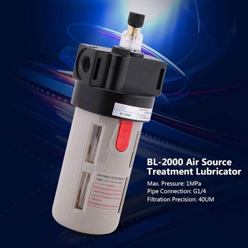 Oil Lubricator, G1/4 BL-2000 Metal Automatic Lubricator Air Source Treatment for Pneumatic System for Air Compression in Kuwait