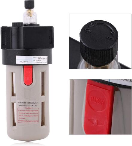 Oil Lubricator, G1/4 BL-2000 Metal Automatic Lubricator Air Source Treatment for Pneumatic System for Air Compression in Kuwait