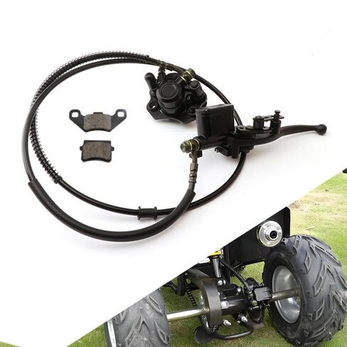 قرص الفرامل الهيدروليكية أسطوانة رئيسية الفرجار الجمعية الخلفية اليد متوافقة مع 50cc 70cc 90cc 110cc 125cc ATV رباعية عربات التي تجرها الدواب استبدال أجزاء in Kuwait
