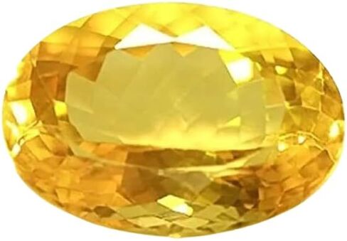 11.75 Carat 12.25 Ratti Original Certified AAA++ Quality Natural Citrine Sunela Stone Gemstone by Lab Certified (B7V) in Kuwait
