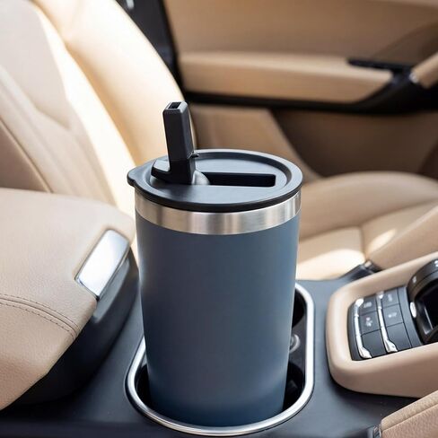 Straw Lid Compatible with YETI Rambler 20 oz Tumbler, 16 oz Pint, 24 oz Mug and 25 oz Straw Mug, Spill Proof Tumbler Top Covers with Cleaning Brush, BPA Free (Teal) in Kuwait